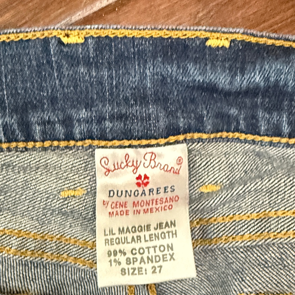 Lucky Brand Womens Denim Straight Leg Jeans Lucky Brand Womens Denim Straight Leg Jeans